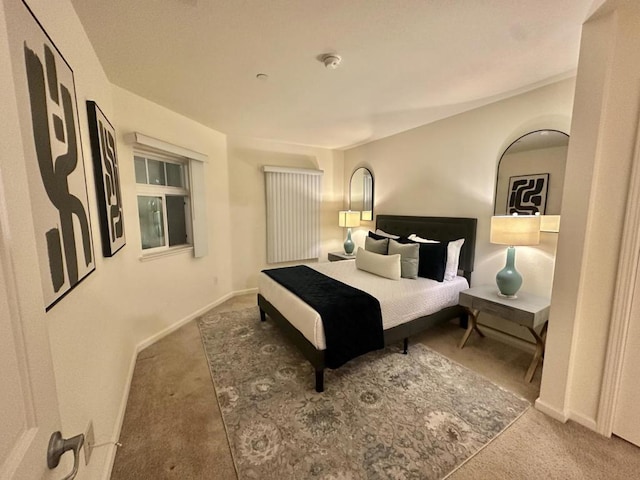 bedroom featuring carpet floors