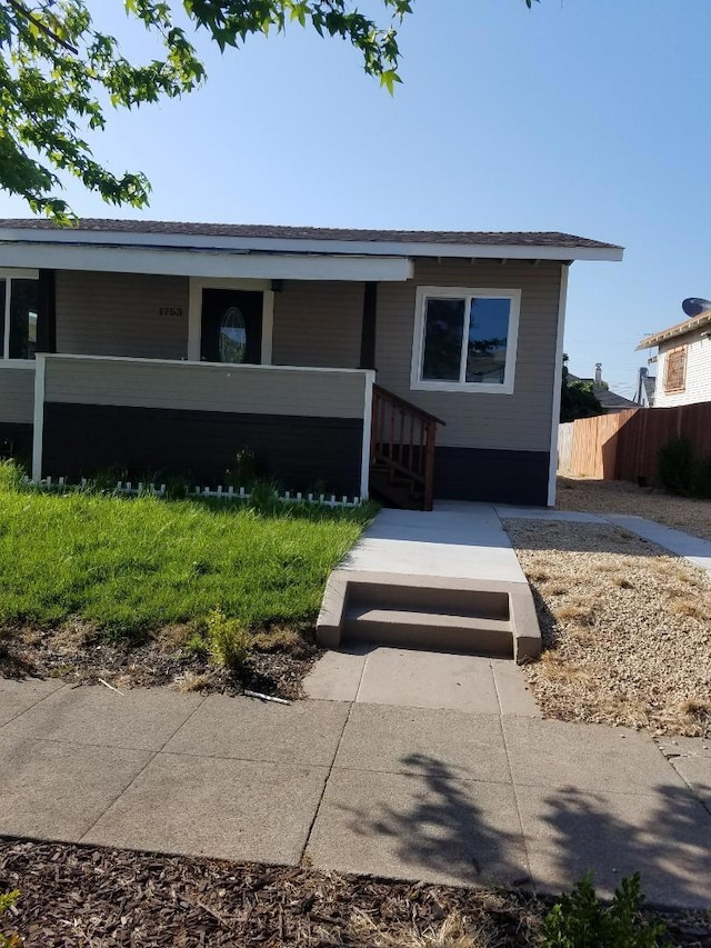 view of ranch-style home