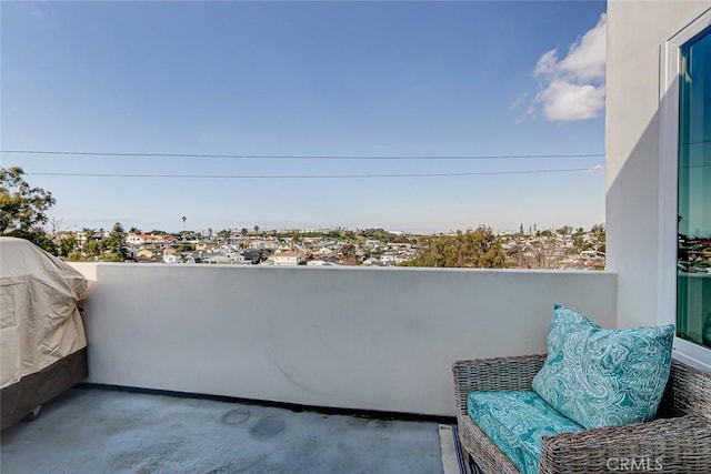 balcony with grilling area