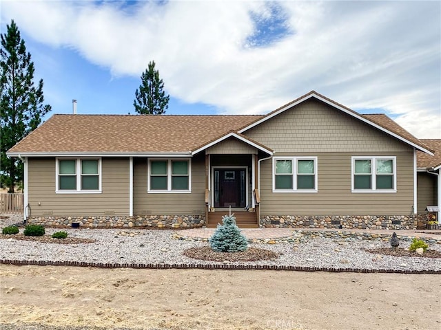 view of front of home