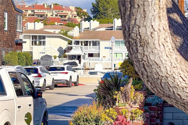 view of car parking