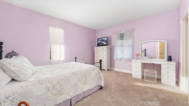 bedroom featuring carpet floors