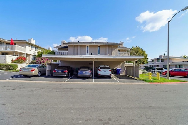 view of front of property