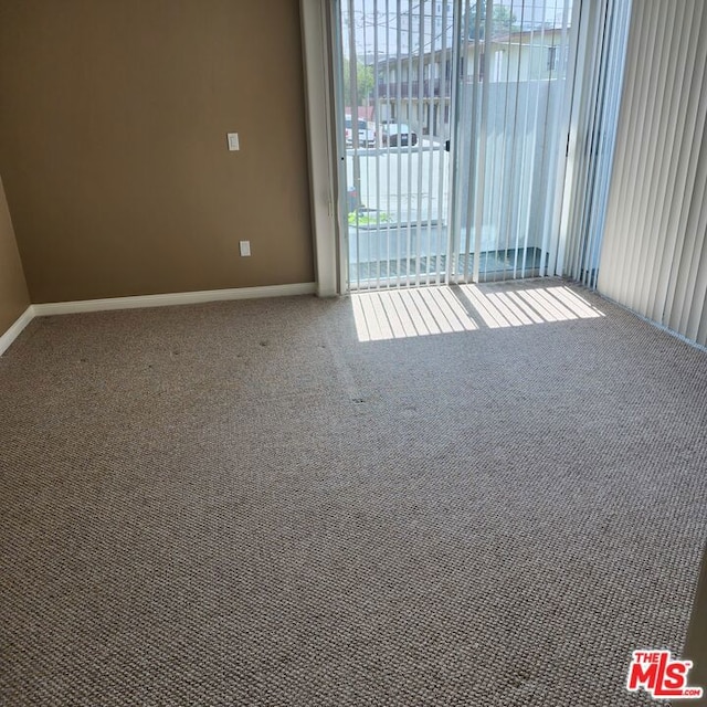 empty room with carpet floors