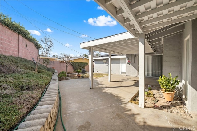 view of patio / terrace