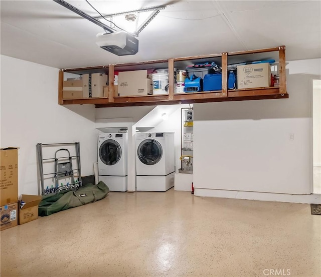 laundry room with washer and clothes dryer