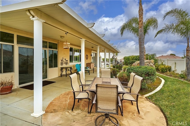 view of patio