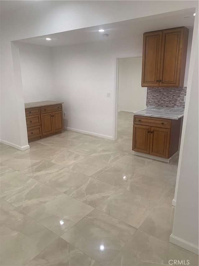 interior space with tasteful backsplash