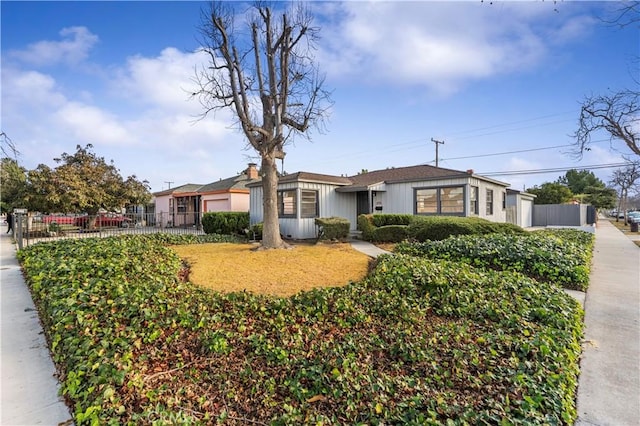 view of ranch-style home