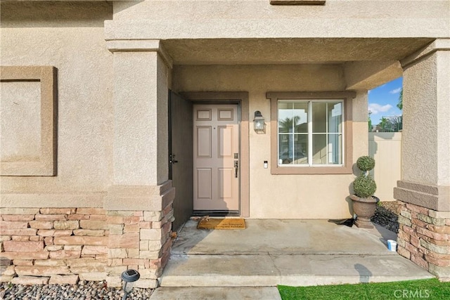 view of entrance to property