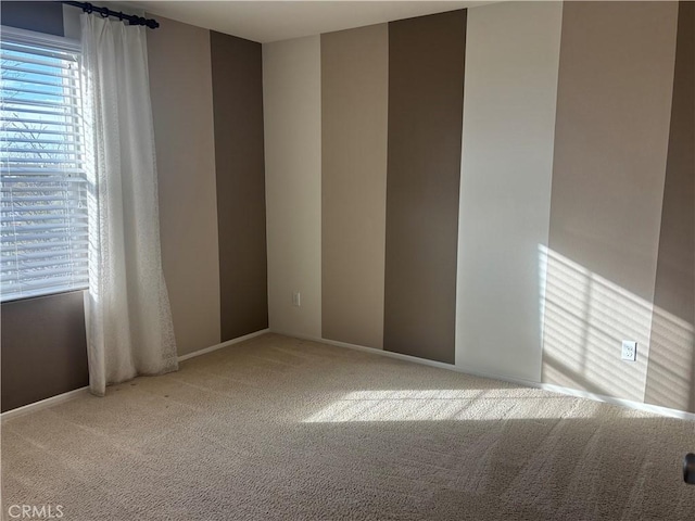 unfurnished room with carpet