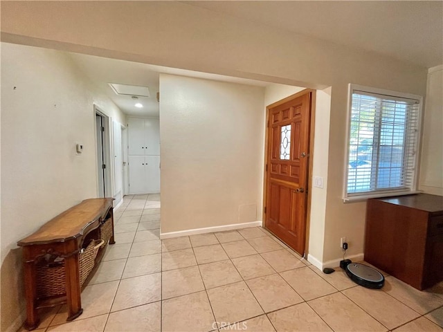 view of tiled entryway