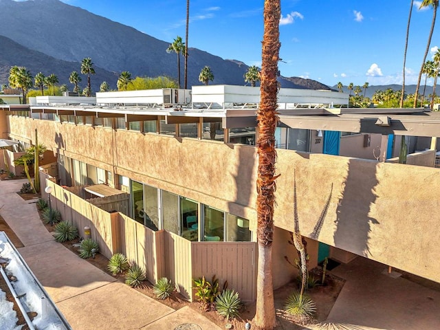 view of property with a mountain view