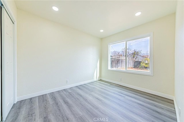 interior space featuring light hardwood / wood-style flooring