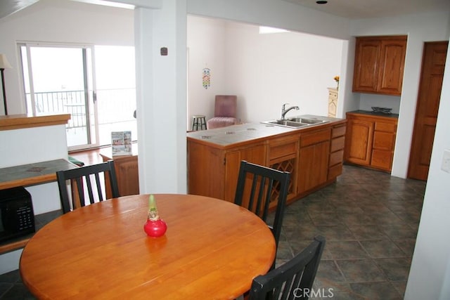 kitchen featuring sink