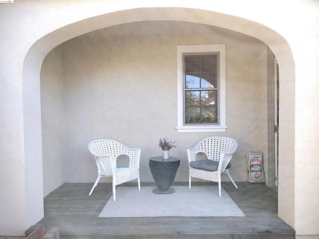 view of patio / terrace featuring a deck