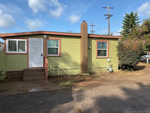 view of rear view of house