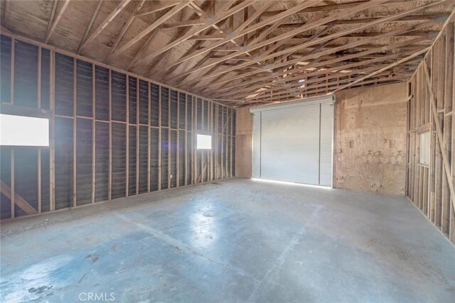 misc room featuring concrete floors