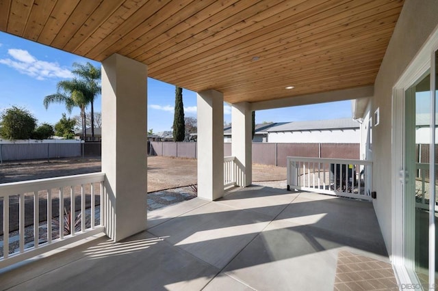 view of patio