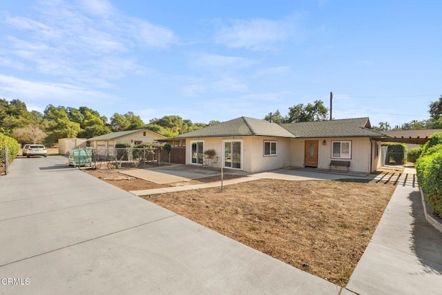 view of front of home