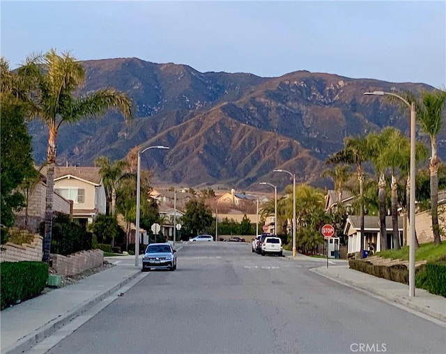 view of mountain feature