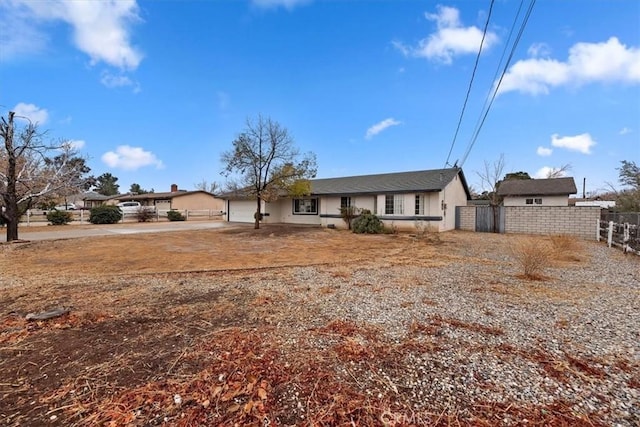 view of ranch-style home