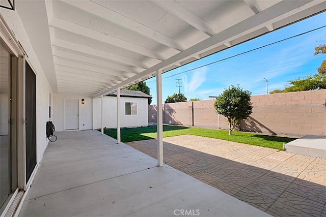 view of patio