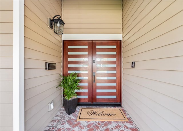 view of entrance to property