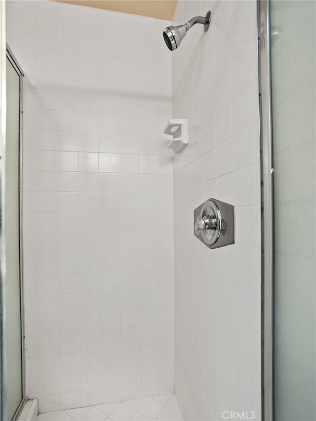 bathroom with an enclosed shower