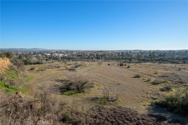 bird's eye view featuring a rural view