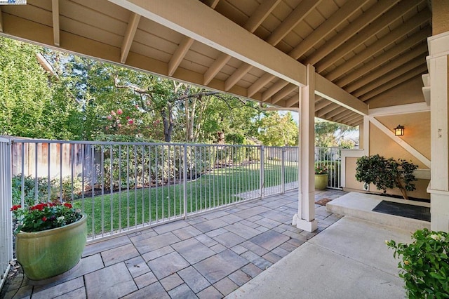 view of patio