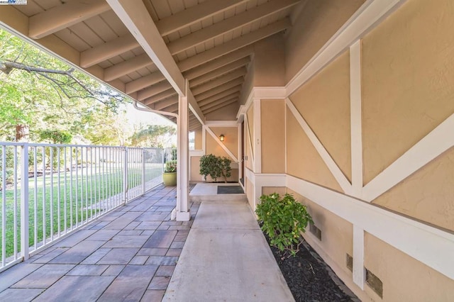 view of patio