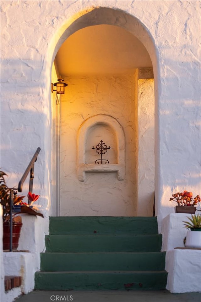 view of staircase