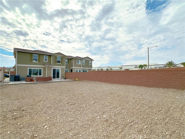 back of house featuring a patio