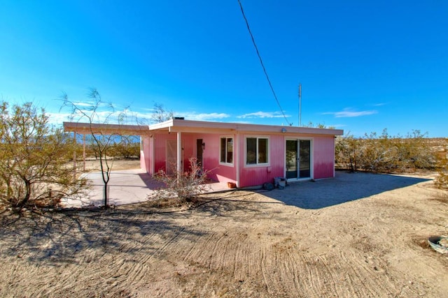 view of rear view of property