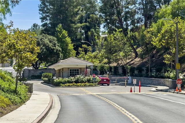 view of road