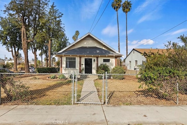 view of bungalow-style house