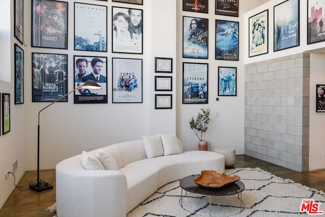 interior space with hardwood / wood-style floors