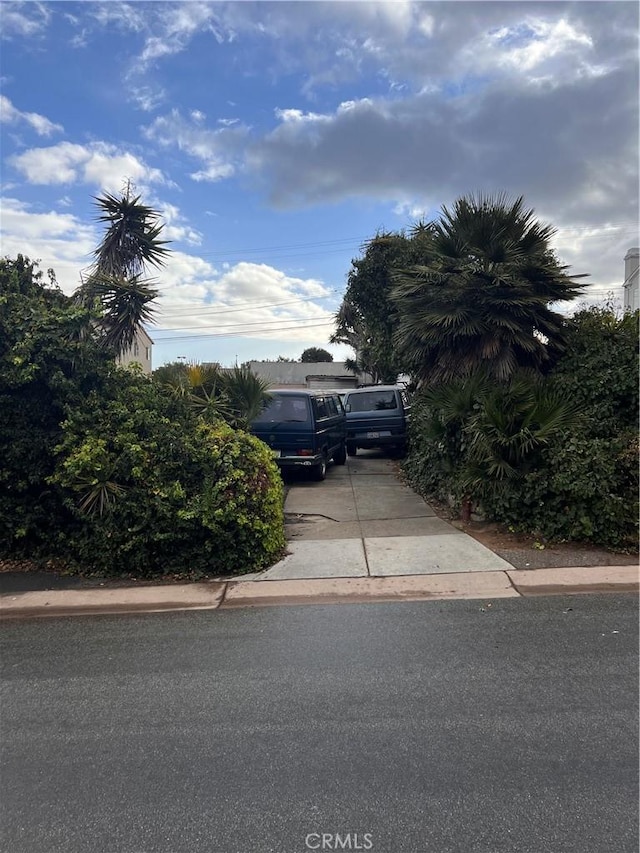 view of obstructed view of property