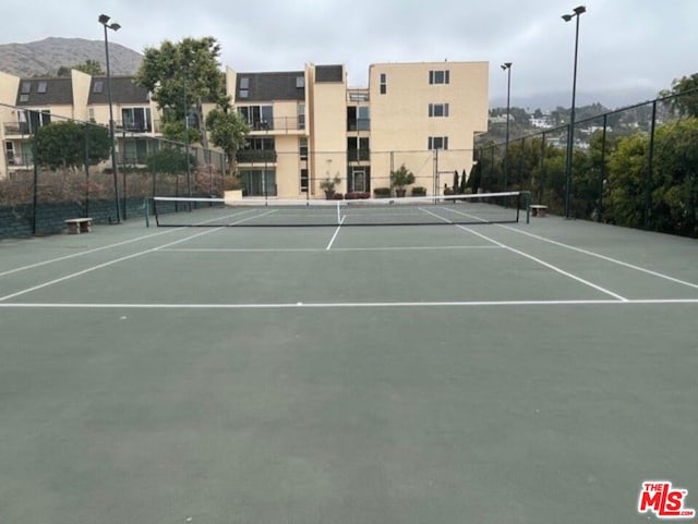 view of sport court