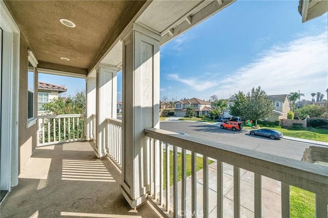 balcony with a porch