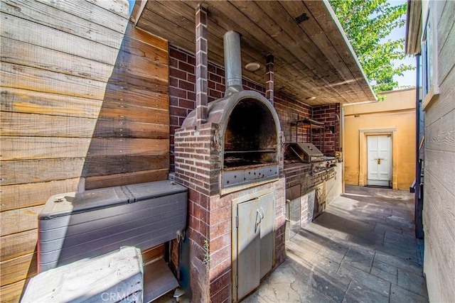 view of patio / terrace featuring area for grilling