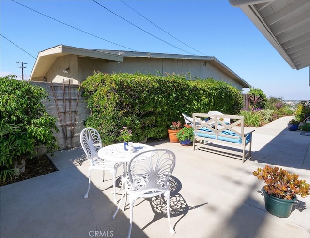 view of patio / terrace