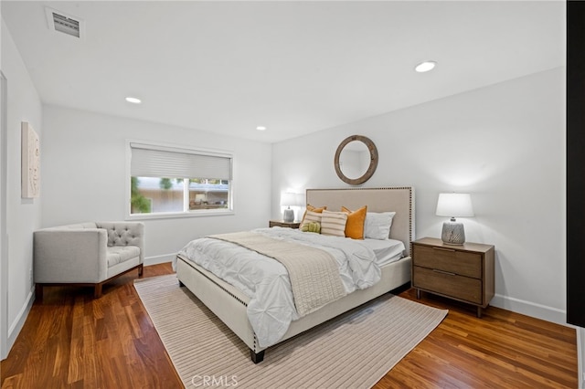 331 Ledroit St, Laguna Beach, CA 92651 - bedroom featuring visible vents, baseboards, recessed lighting, and wood finished floors