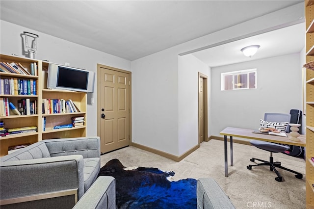 331 Ledroit St, Laguna Beach, CA 92651 - home office with light colored carpet and baseboards