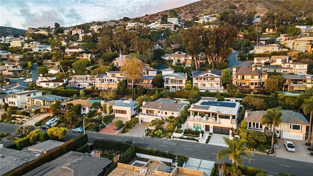 331 Ledroit St, Laguna Beach, CA 92651 - aerial view with a mountain view and a residential view