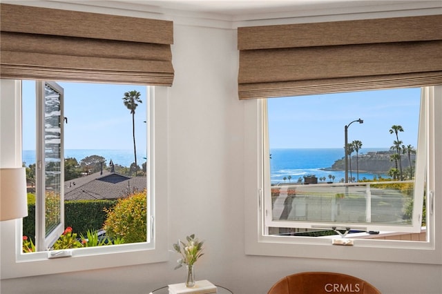 331 Ledroit St, Laguna Beach, CA 92651 - room details featuring a water view