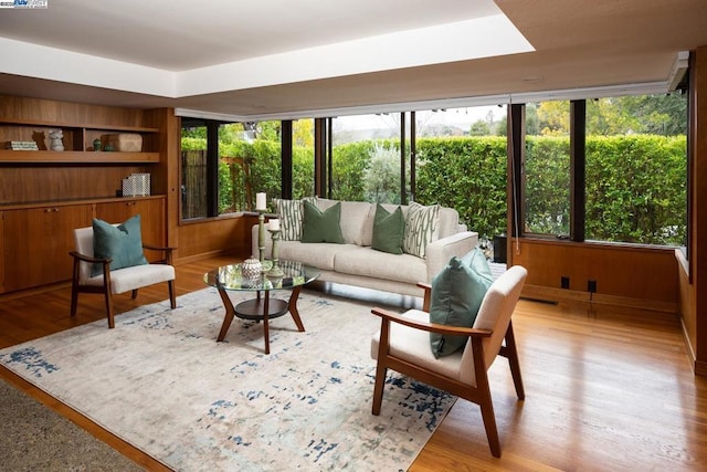 sunroom / solarium featuring a wealth of natural light