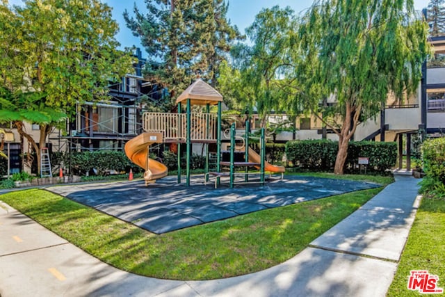 view of jungle gym