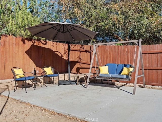 view of patio / terrace with outdoor lounge area